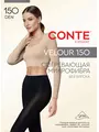 Теплые колготки из микрофибры conte velour 150 nero, , 4, CONTE ELEGANT, - 1