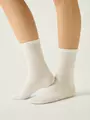Удлинённые женские носки conte classic 751 молочный, , 36-38 (23-25), CONTE ELEGANT, - 1