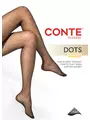 Колготки фантазийные с точками conte dots nero, , 2, CONTE ELEGANT, - 1