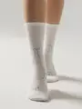 Удлиненные женские хлопковые носки conte active 1103 молочный, , 36-39 (23-25), CONTE ELEGANT, - 1